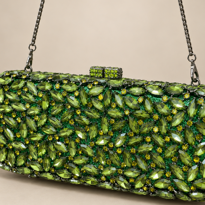 Emerald Bloom Clutch