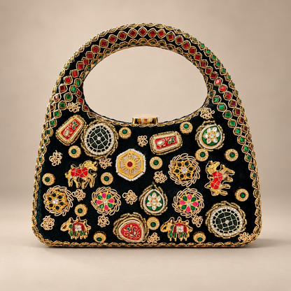 Emerald Grace clutch