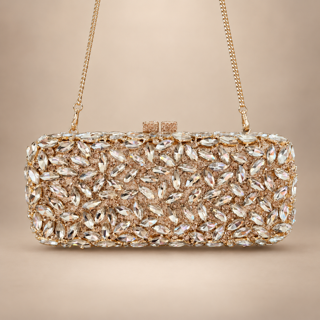 Celeste Crystal Clutch