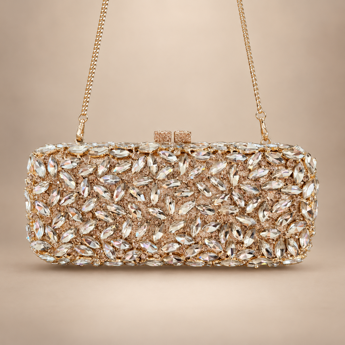 Celeste Crystal Clutch