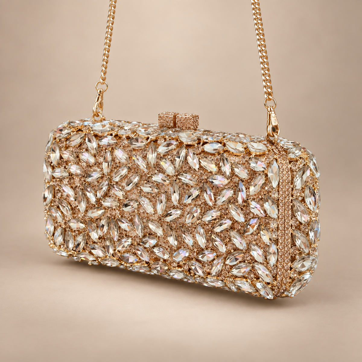 Celeste Crystal Clutch