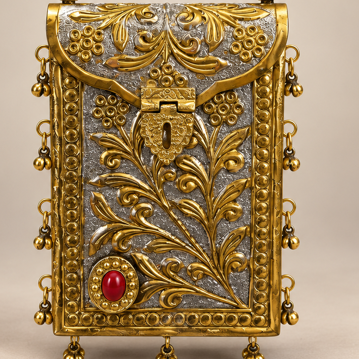 Riva Gold clutch