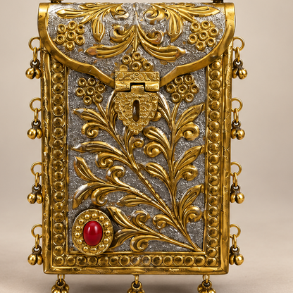 Riva Gold clutch