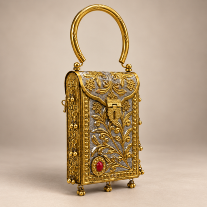 Riva Gold clutch