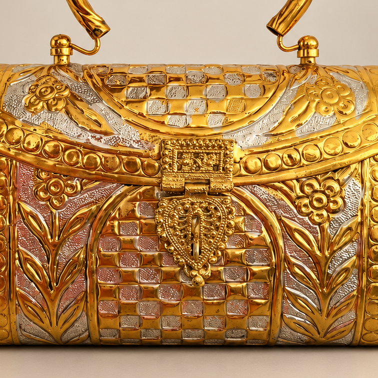 Royal Weave Clutch