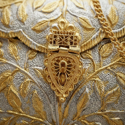 The Aurelian Vine Metal Minaudière