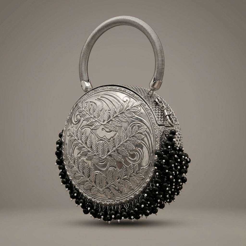 Rani Kashmira Silver - Bag
