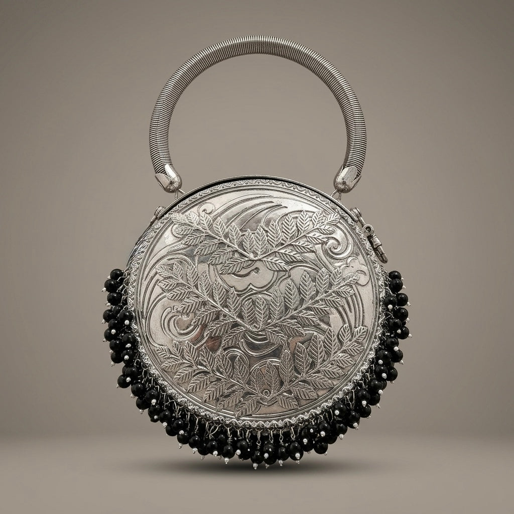 Rani Kashmira Silver - Bag