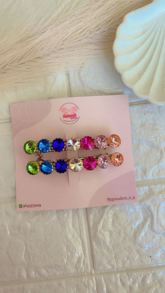 Confetti Spark - Barrette/ Backclips (Single)