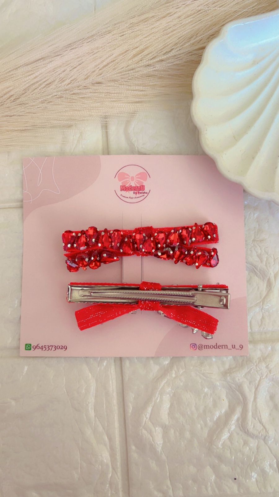 Cherry Luxe - Hair Pin (Set of 2 )
