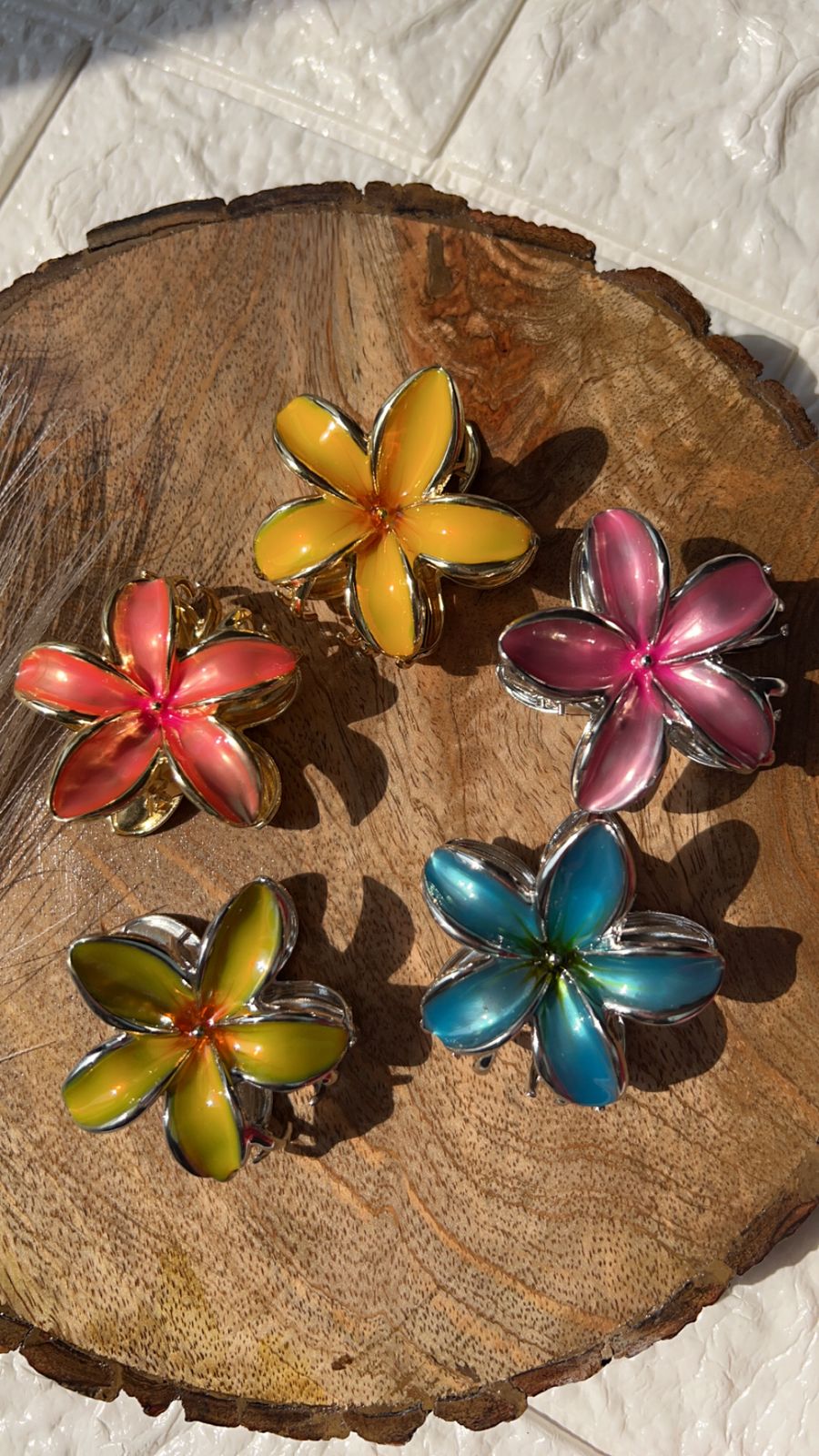 Flower Claw Clip