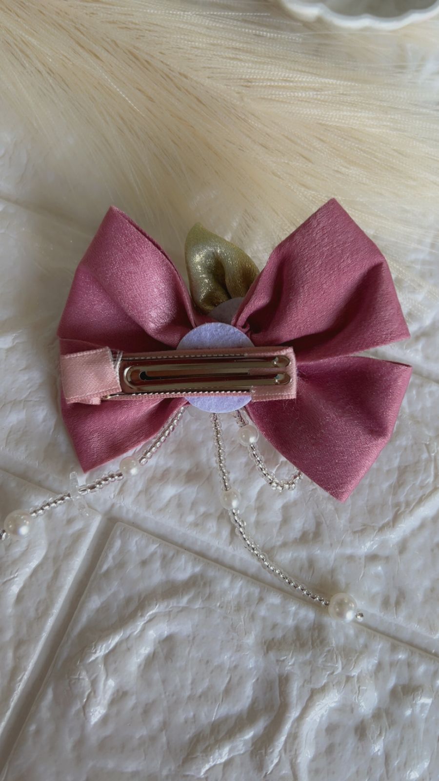 Blossom Bow  Brooch - Hair Brooch