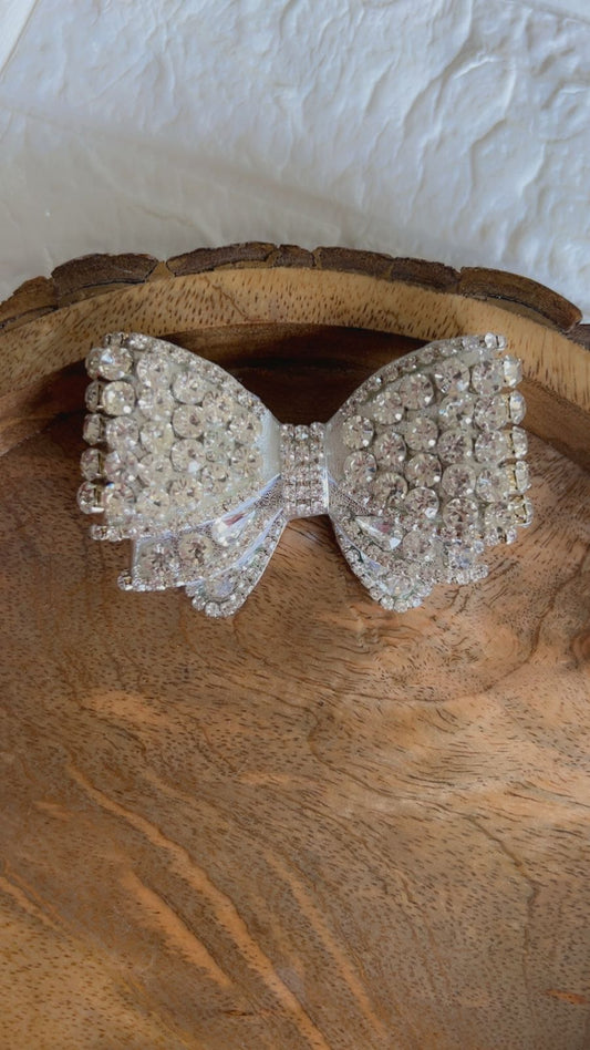 Moonlight Butterfly Bow- Bow/ Embellished Bow/ Bejeweled Bow