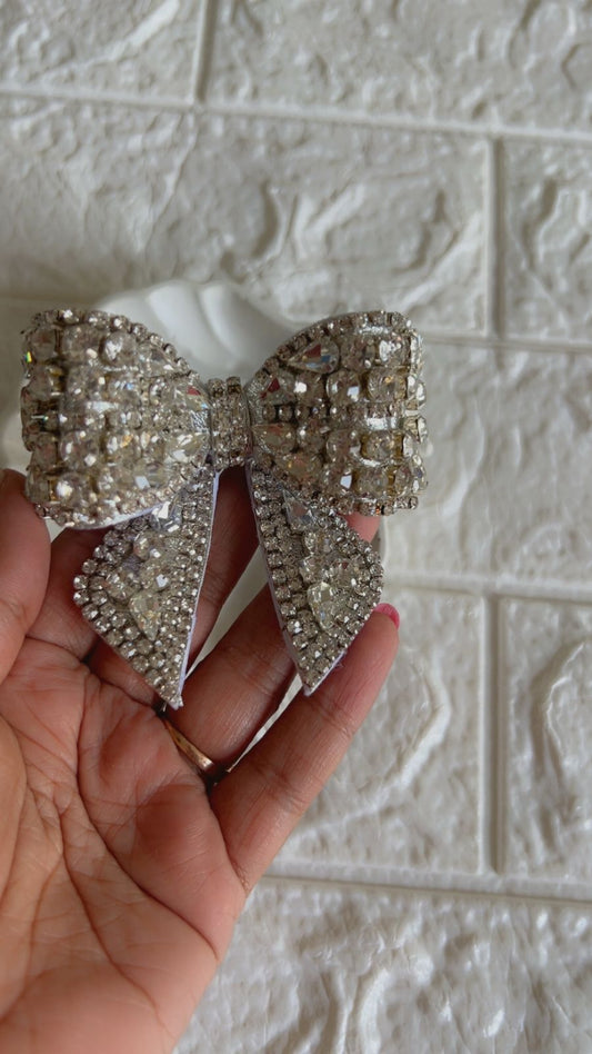 Shimmering Elegance - Bow/ Embellished Bow/ Bejeweled Bow