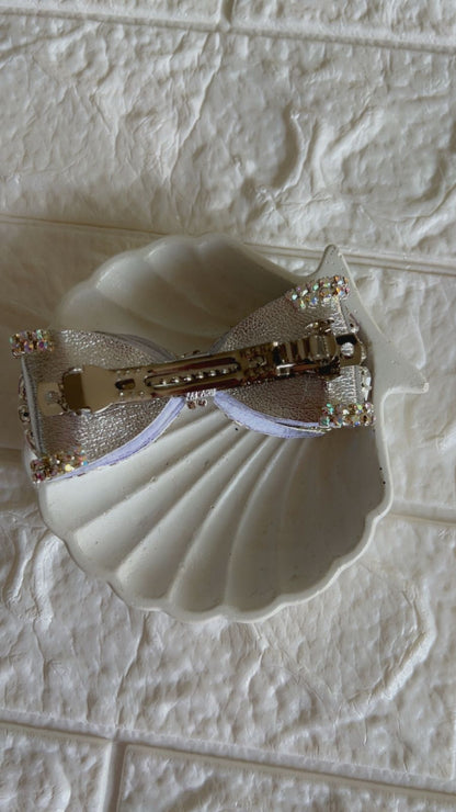 Silver Luxe - Bow/ Embellished Bow/ Bejeweled Bow