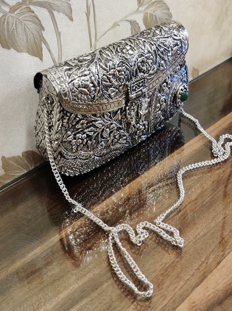 Rajwada Silver Glow Bag - Bag