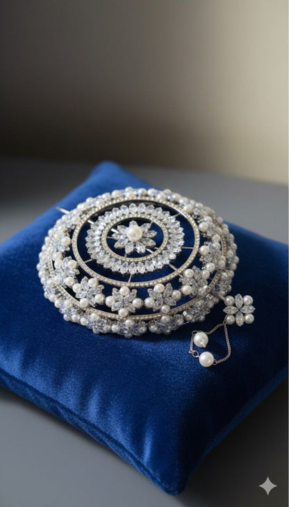 Royal Radiance Silver- Bun Cage