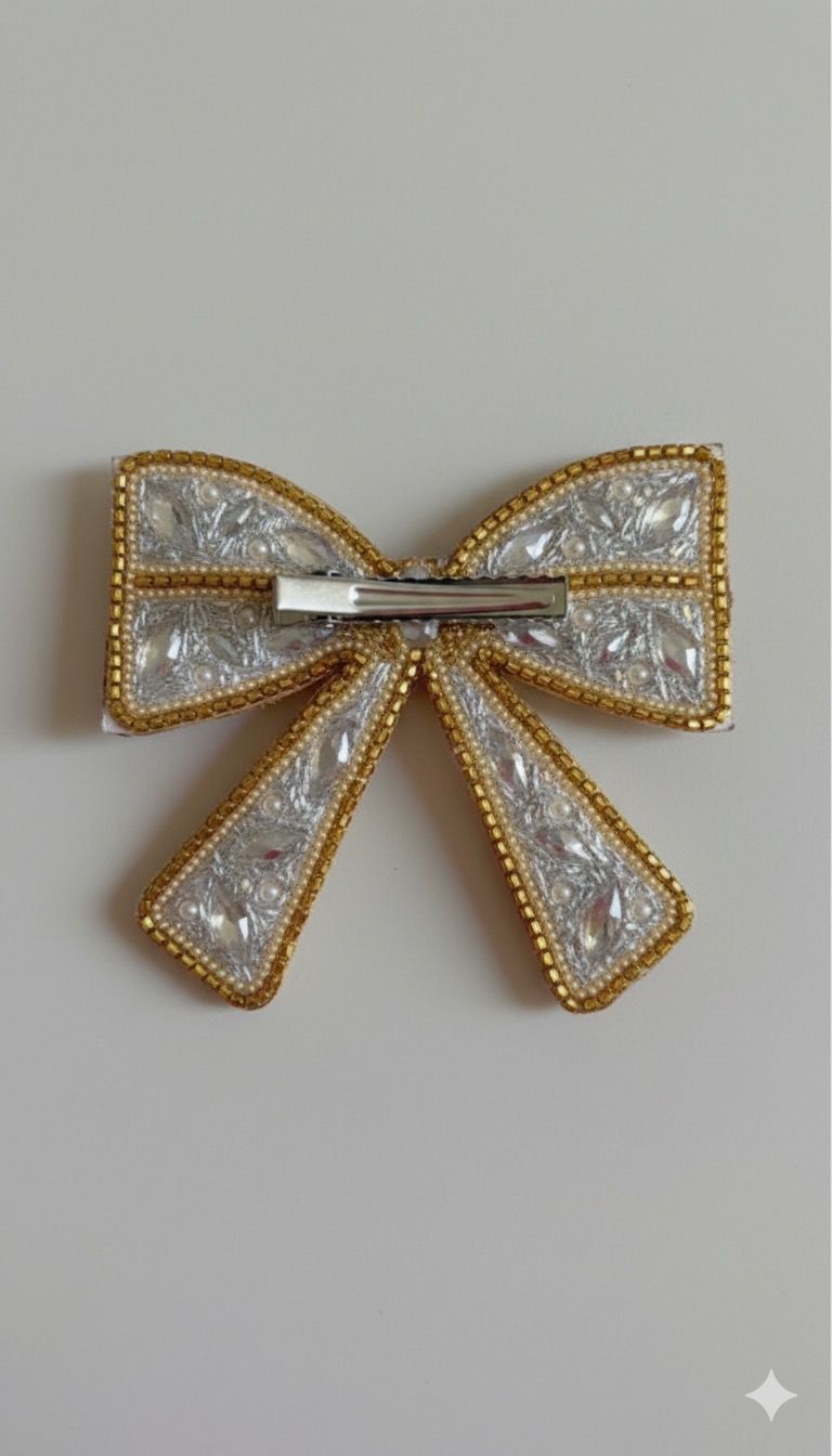 Sunset Charm - Embellished Bow