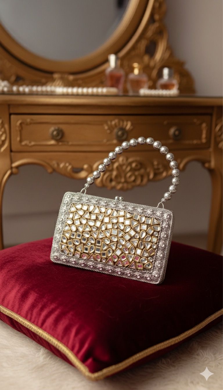 Sitara Silver Mini- Bag