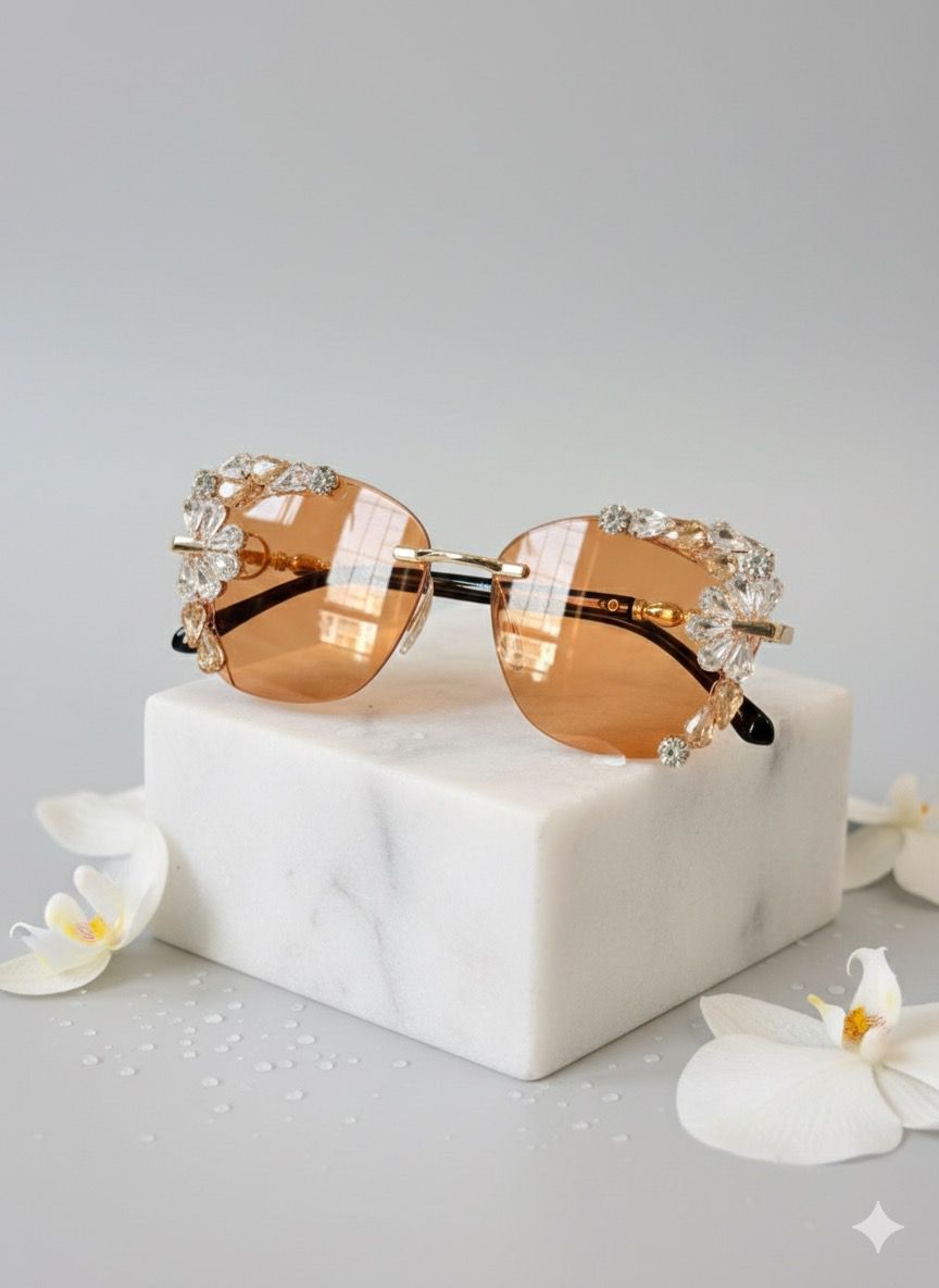 SunKissed Crystal Rimless - Sunglass