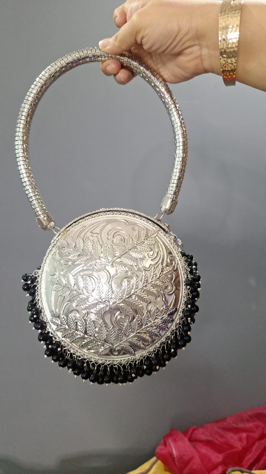 Rani Kashmira Silver - Bag